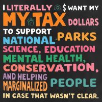 I Literally Want My Tax Dollars To Support National Parks  11oz C Handle Ceramic Mug