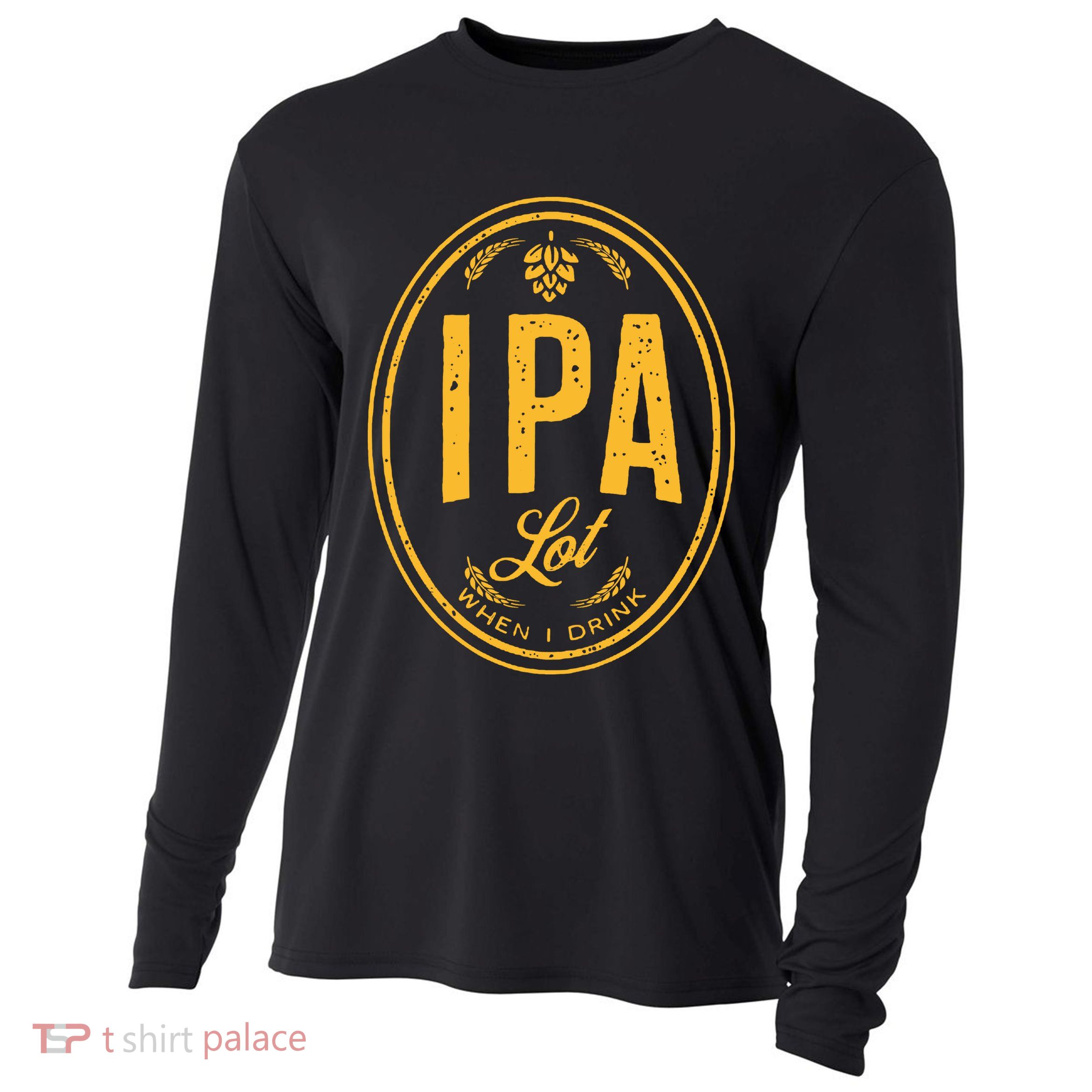 IPA Lot When I Drink Cooling Performance Long Sleeve Crew