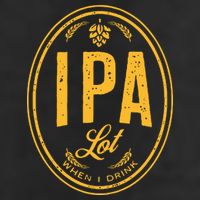 IPA Lot When I Drink Golf Towel
