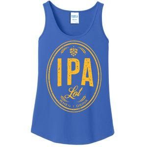 IPA Lot When I Drink Ladies Essential Tank