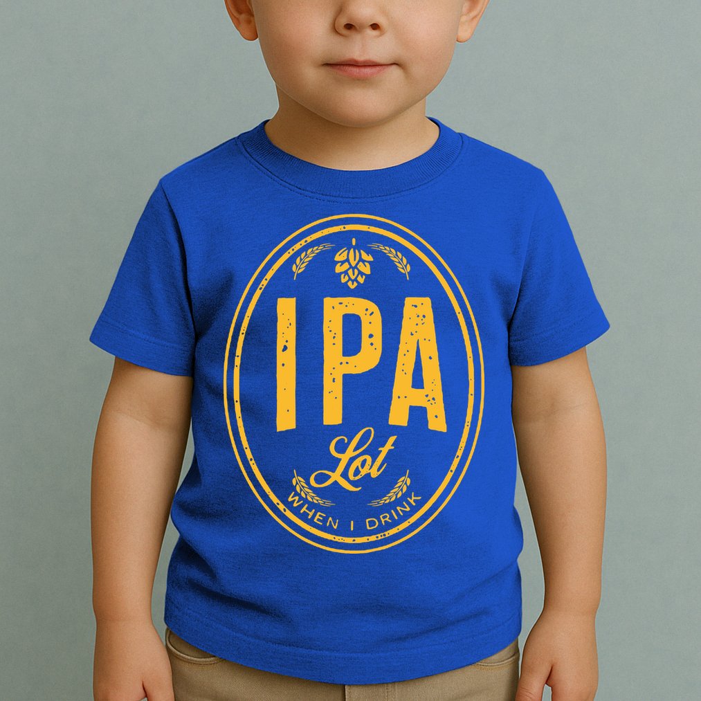 IPA Lot When I Drink Toddler T-Shirt