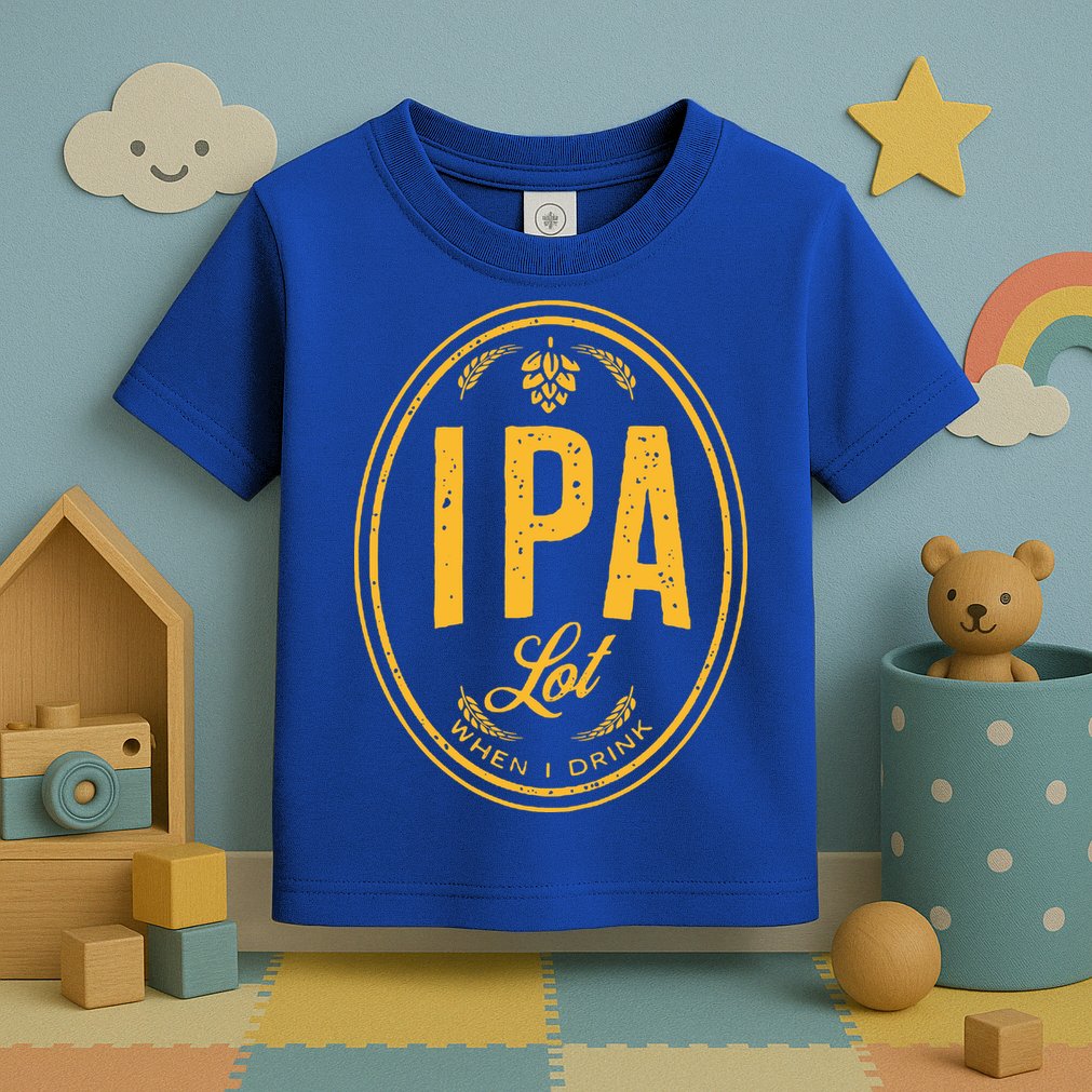 IPA Lot When I Drink Toddler T-Shirt