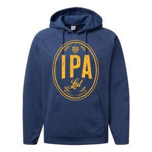 IPA Lot When I Drink Performance Fleece Hoodie