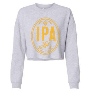 IPA Lot When I Drink Cropped Pullover Crew