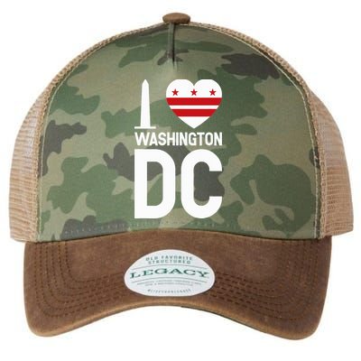 I Love Washington Dc Legacy Tie Dye Trucker Hat