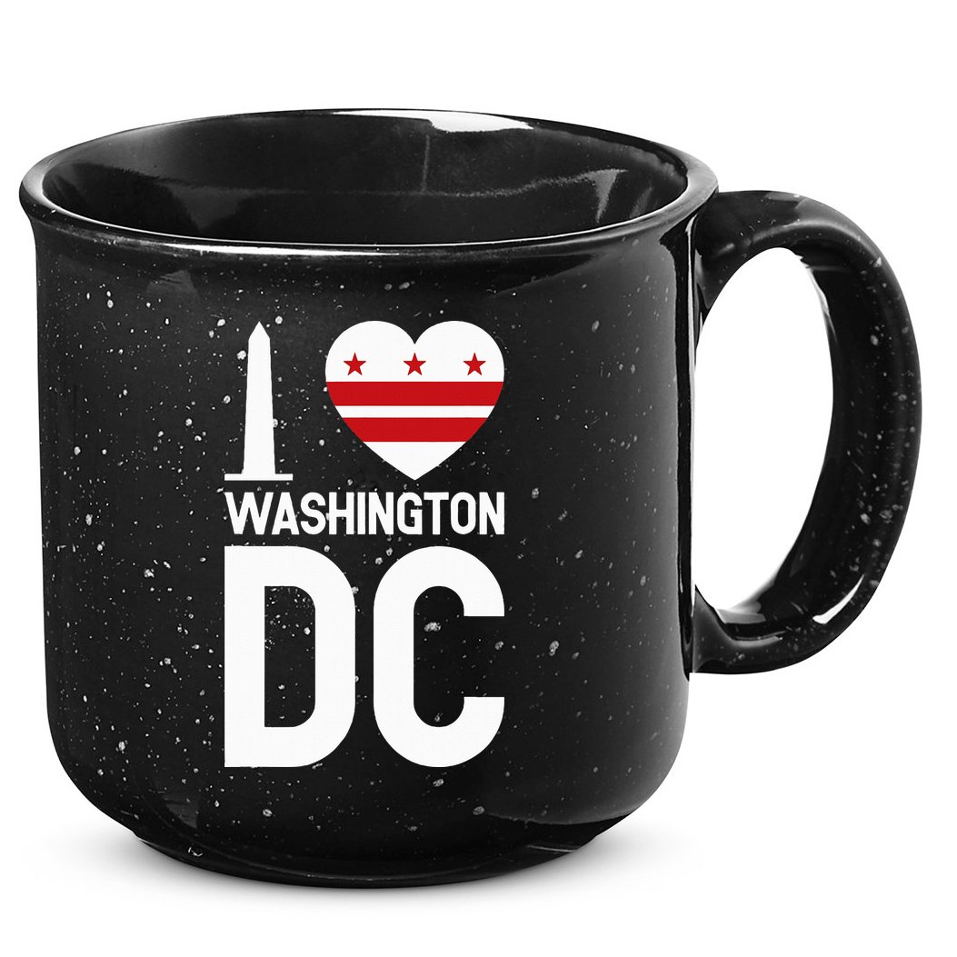 I Love Washington Dc 15oz Campfire Ceramic Mug