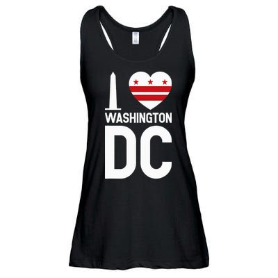 I Love Washington Dc Ladies Essential Flowy Tank
