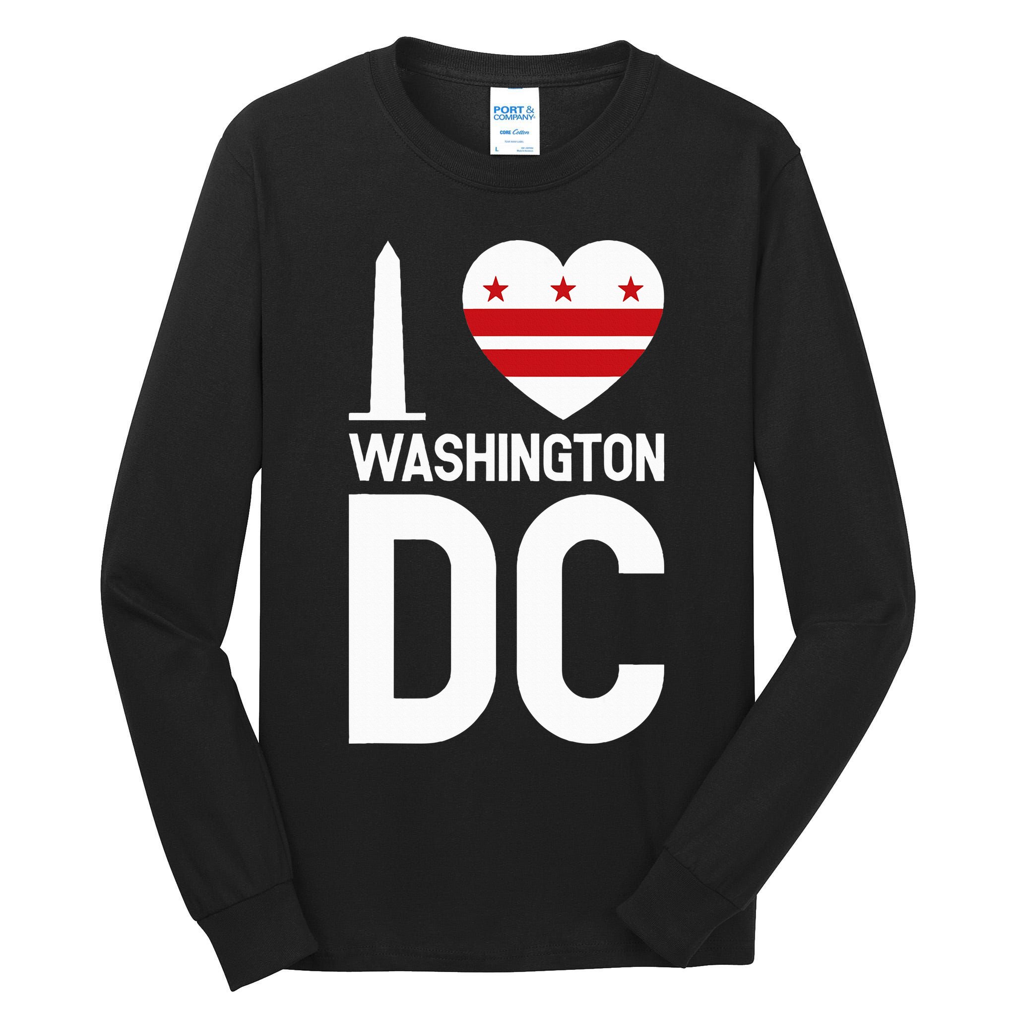 I Love Washington Dc Tall Long Sleeve T-Shirt