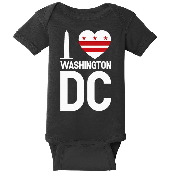 I Love Washington Dc Baby Bodysuit