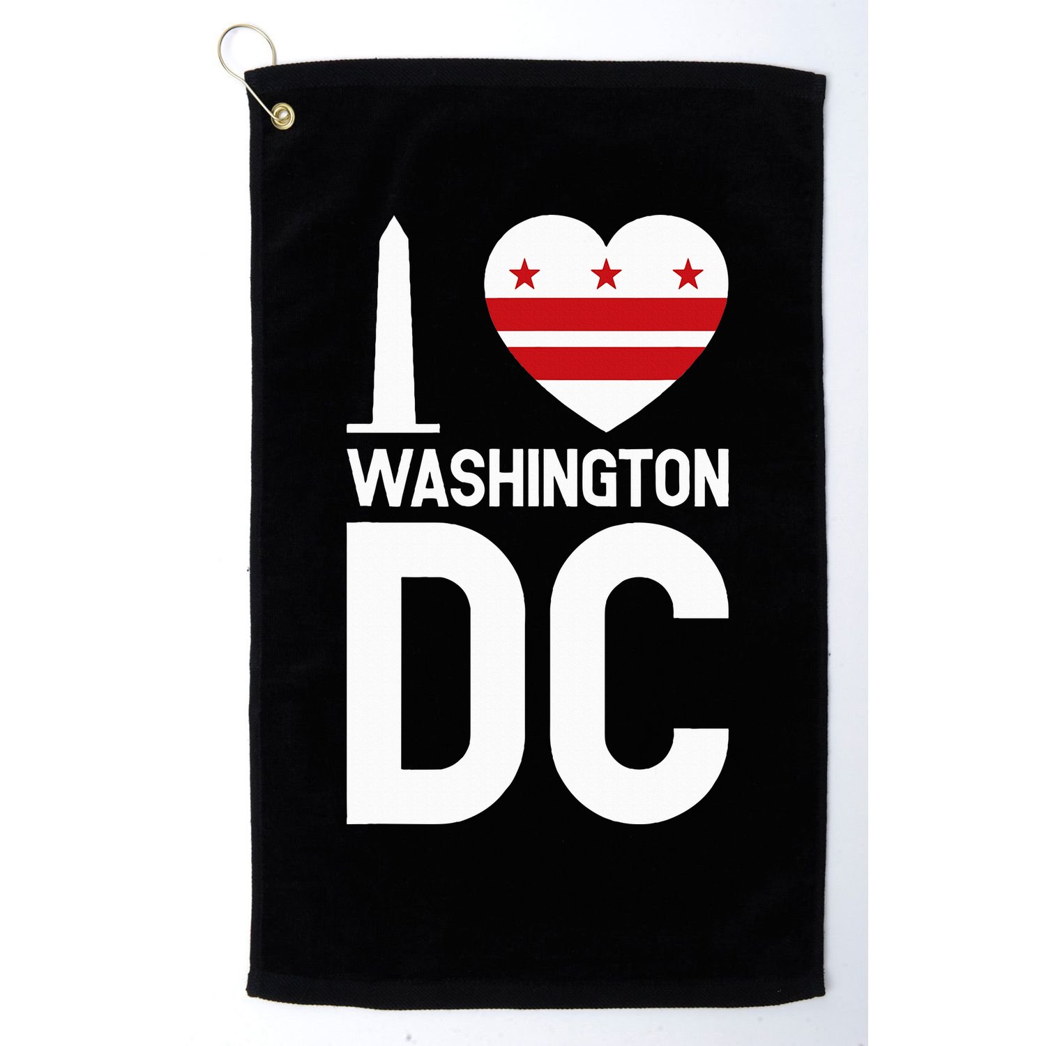I Love Washington Dc Golf Towel