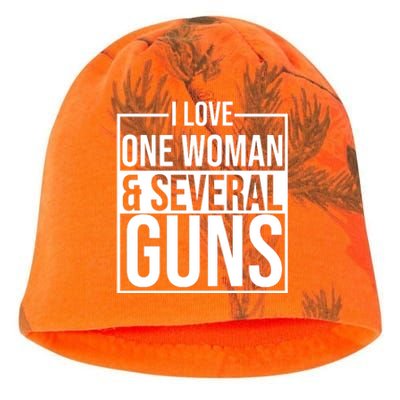 I Love Woman And Several Guns Kati - Camo Knit Beanie