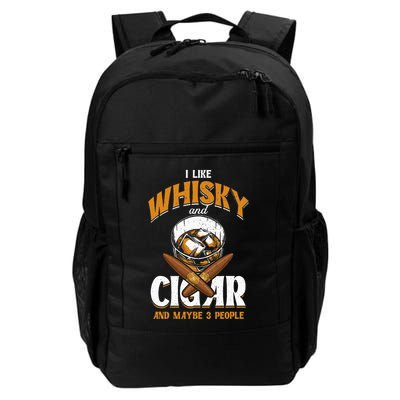 I Like Whisky And Cigars Cigars Smoker Alcohol Drinker Backpack