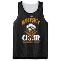 I Like Whisky And Cigars Cigars Smoker Alcohol Drinker Mesh Reversible Basketball Jersey Tank