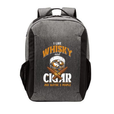 I Like Whisky And Cigars Cigars Smoker Alcohol Drinker Vector Backpack