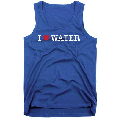 I Love Water Gift Tank Top