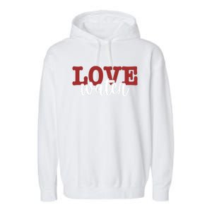 I Love Water Gift Garment-Dyed Fleece Hoodie