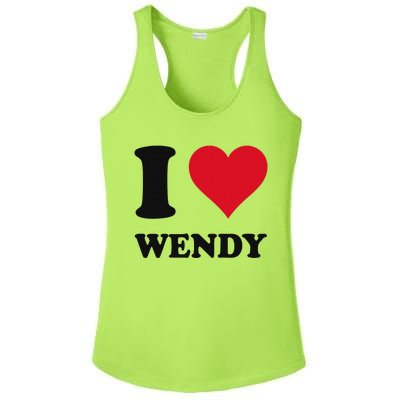 I Love Wendy Fun Personalized Design Ladies PosiCharge Competitor Racerback Tank