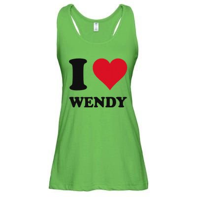 I Love Wendy Fun Personalized Design Ladies Essential Flowy Tank