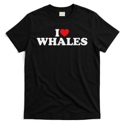 I Love Whales T-Shirt