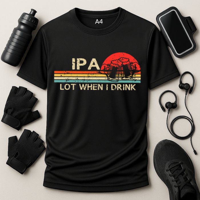 Ipa Lot When I Drink Cooling Performance Crew T-Shirt