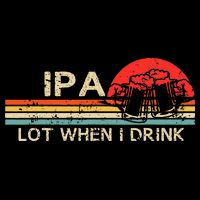 Ipa Lot When I Drink Cooling Performance Crew T-Shirt