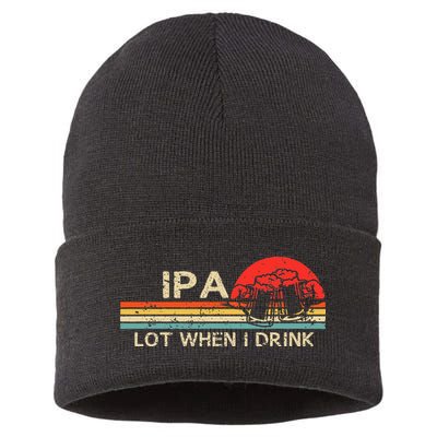 Ipa Lot When I Drink Sustainable Knit Beanie