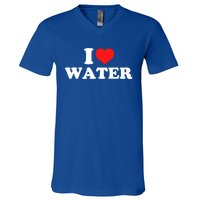 I Love Water Great Gift V-Neck T-Shirt