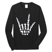 I Love You Sign Language Skeleton Hand ASL Halloween Long Sleeve Shirt