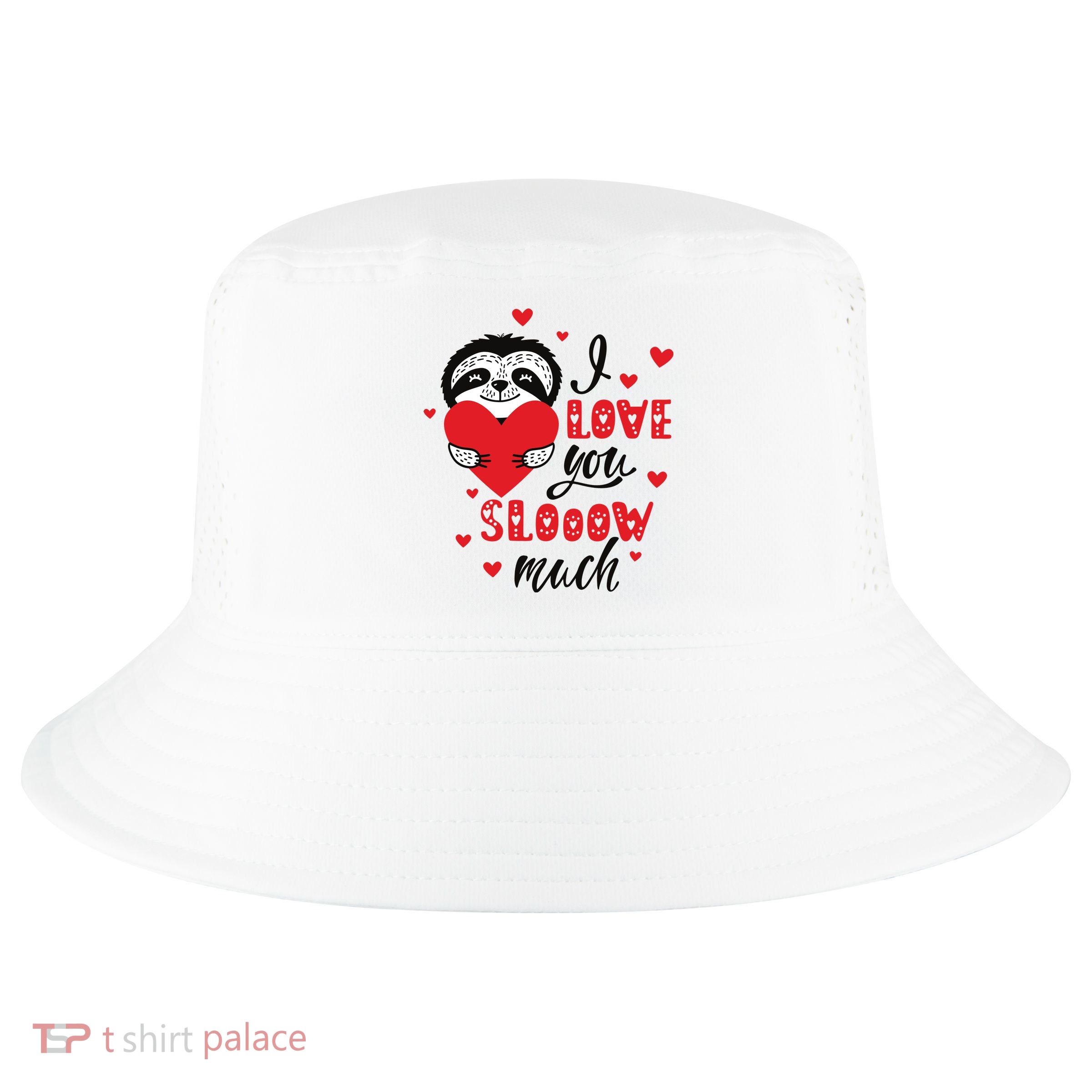 I Love You So Much Cute Sloth Valentines Day Gift Cool Comfort Performance Bucket Hat