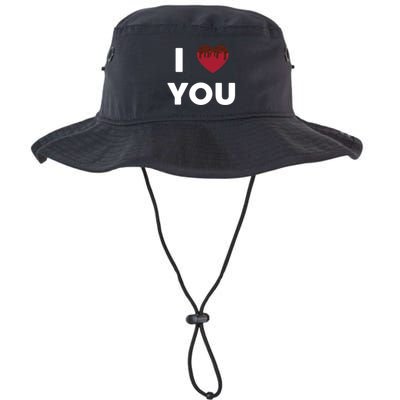 I Love You Heart Shape Covered With Chocolate Valentines Gift Bucket Hat