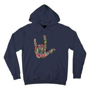 I Love You American Sign Language Gift Hoodie