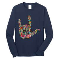 I Love You American Sign Language Gift Long Sleeve Shirt