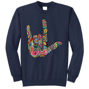 I Love You American Sign Language Gift Sweatshirt