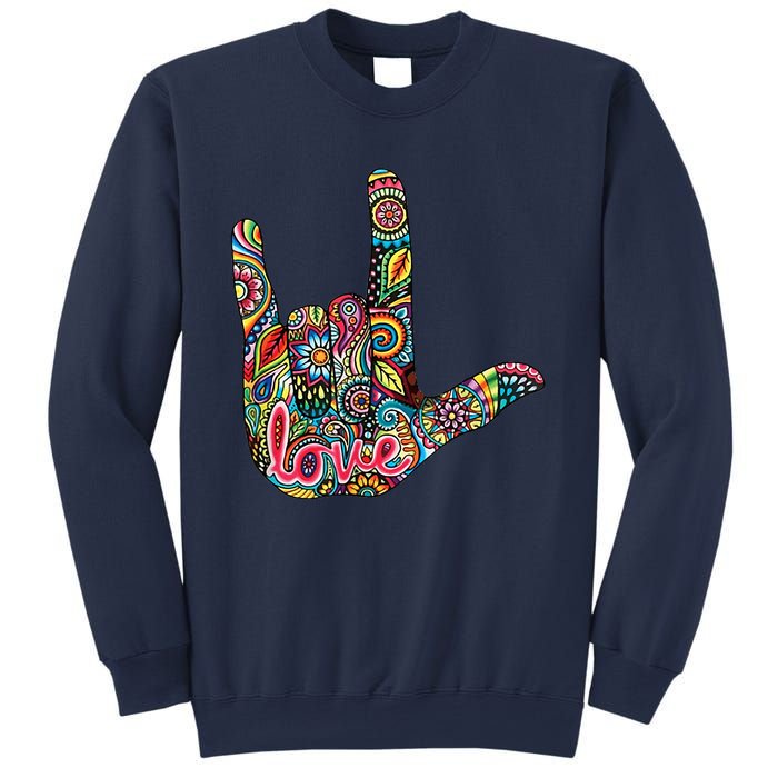 I Love You American Sign Language Gift Sweatshirt