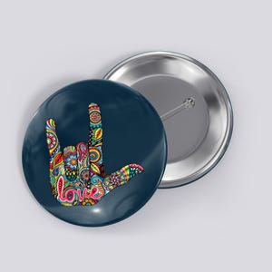 I Love You American Sign Language Gift Button