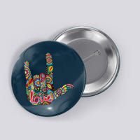 I Love You American Sign Language Gift Button