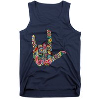 I Love You American Sign Language Gift Tank Top