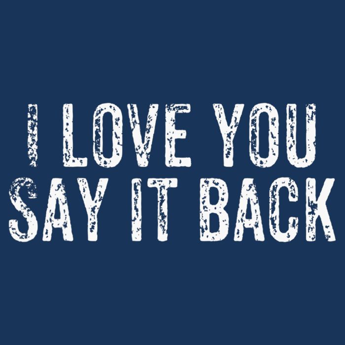 I Love You Say It Back Vintage Design Visor