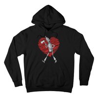 I Love You Wizard Of Oz Tin Man Scribble Heart Hoodie