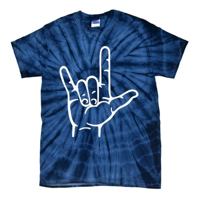 I Love You Sign ASL Tie-Dye T-Shirt