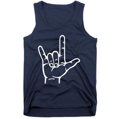 I Love You Sign ASL Tank Top