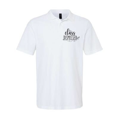 I Love You All Class Dismissed Teacher Last Day Of School Softstyle Adult Sport Polo