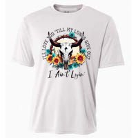 ILl Love You Till My Lungs Give Out I AinT Lyin Western Cooling Performance Crew T-Shirt