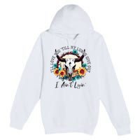 ILl Love You Till My Lungs Give Out I AinT Lyin Western Premium Pullover Hoodie