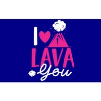 I Lava You Volcano Geologist Humor Valentines Day Gift Bumper Sticker