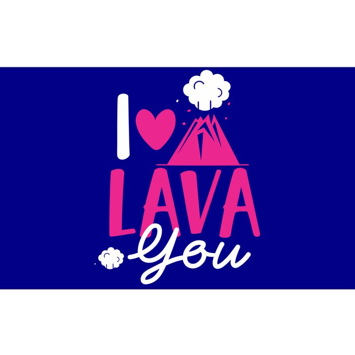 I Lava You Volcano Geologist Humor Valentines Day Gift Bumper Sticker