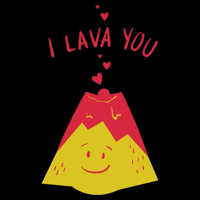 I Lava You Cute Funny Romantic Gift 16 in Basic Backpack