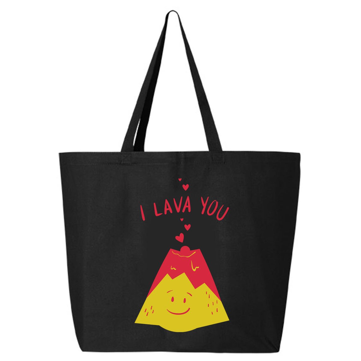 I Lava You Cute Funny Romantic Gift 25L Jumbo Tote