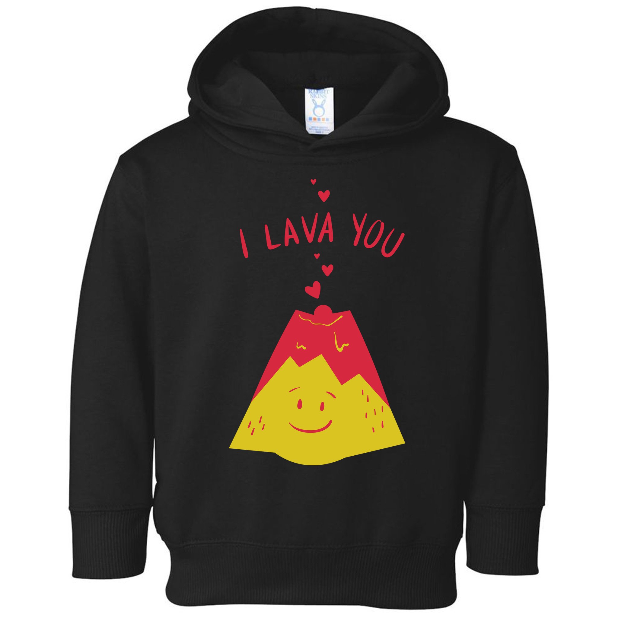 I Lava You Cute Funny Romantic Gift Toddler Hoodie