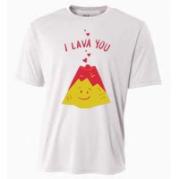 I Lava You Cute Funny Romantic Gift Cooling Performance Crew T-Shirt